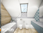 gotowy projekt Dom w malinówkach (G2A) Wizualizacja łazienki (wizualizacja 3 widok 1)
