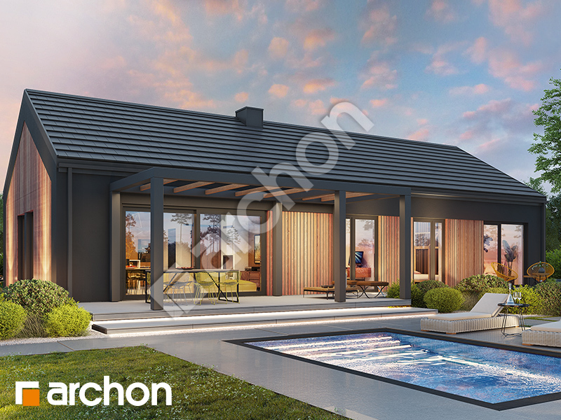 gotowy projekt Dom w rarytasach 5 (G2E) widok 2