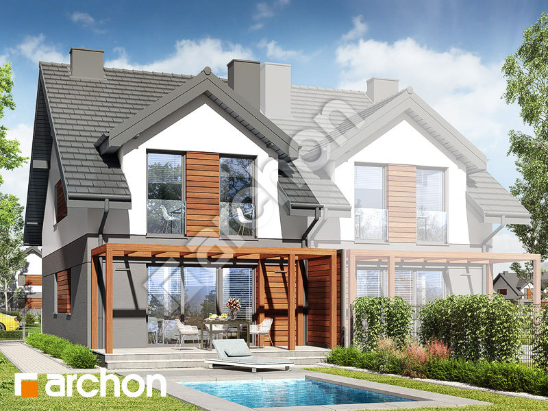gotowy projekt Dom w riveach 5 (GB) widok 2