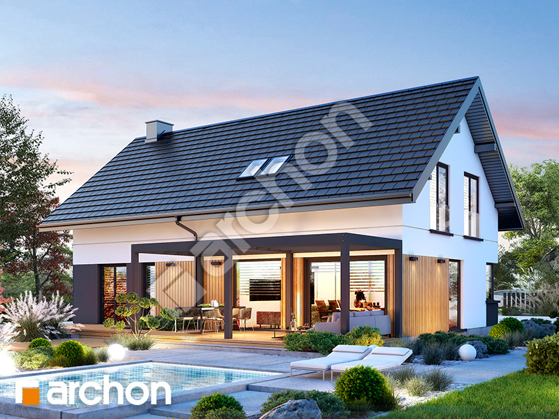 gotowy projekt Dom w szantach 2 (G2E) widok 2