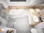 gotowy projekt Dom w zielistkach 5 (E) OZE Wizualizacja łazienki (wizualizacja 3 widok 4)