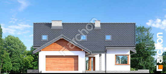 Elewacja frontowa projekt dom w pierwiosnkach g2 4507f9919100f51d196465eae051fd81  264