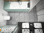 gotowy projekt Dom w pierwiosnkach (G2) Wizualizacja łazienki (wizualizacja 3 widok 4)