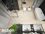 gotowy projekt Dom w zdrojówkach 6 (G2) Wizualizacja łazienki (wizualizacja 3 widok 4)