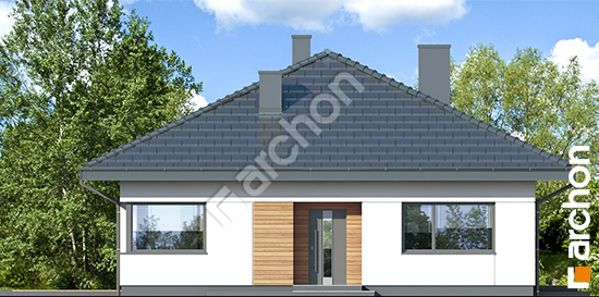 Elewacja frontowa projekt dom w cieszyniankach 5 a 35301d4074320ea8a985c401e39e7b82  264