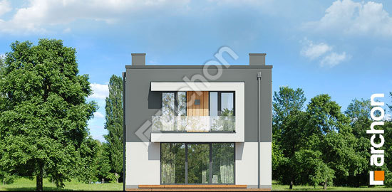 Elewacja ogrodowa projekt dom w klematisach 24 d936d3dcaa0d8385a6608f975d2a4fb4  267
