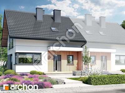 "Dom w kronselkach (B)" | Projekt domu o powierzchni zabudowy do 70m2 