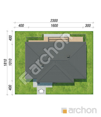 gotowy projekt Dom w angeloniach 2 (E) sytuacja