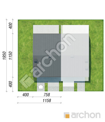 gotowy projekt Dom w kupidynkach 2 (GB) sytuacja