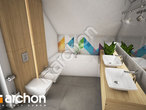 gotowy projekt Dom w malinówkach (E) OZE Wizualizacja łazienki (wizualizacja 3 widok 2)