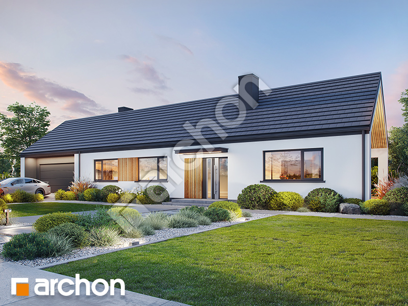 gotowy projekt Dom w kosaćcach 46 (G2) widok 2