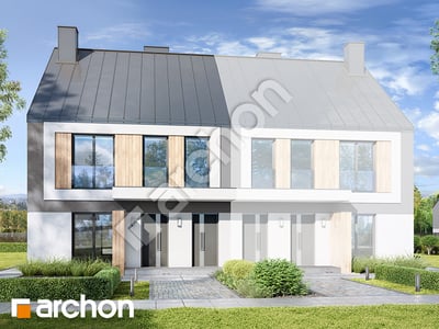 gotowy projekt Dom przy trakcie 2 (R2BA) 