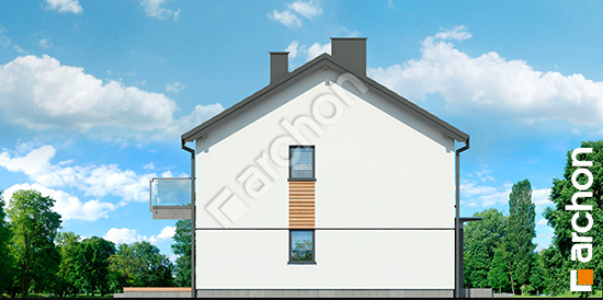 Elewacja boczna projekt dom w rokitnikach r2b ver 3 256c588ec5ba647e857132057156c5ef  266