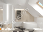 gotowy projekt Dom w montbrecjach (G2) Wizualizacja łazienki (wizualizacja 3 widok 3)
