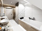 gotowy projekt Dom w sedum (G2) Wizualizacja łazienki (wizualizacja 3 widok 4)