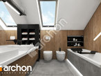 gotowy projekt Dom w naradkach (G2) Wizualizacja łazienki (wizualizacja 3 widok 1)