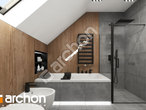 gotowy projekt Dom w naradkach (G2) Wizualizacja łazienki (wizualizacja 3 widok 3)