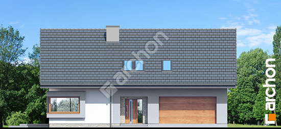 Elewacja frontowa projekt dom w zdrojowkach g2 4d51585908844b406560c504cd139e6f  264