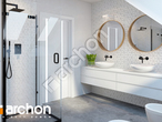 gotowy projekt Dom w zdrojówkach (G2) Wizualizacja łazienki (wizualizacja 3 widok 1)