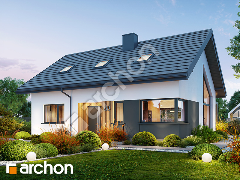 gotowy projekt Dom w kotewkach 3 (E) 