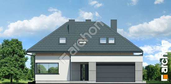 Elewacja frontowa projekt dom w przebisniegach 14 g2 650725f6398386b33d0732be5ed95670  264