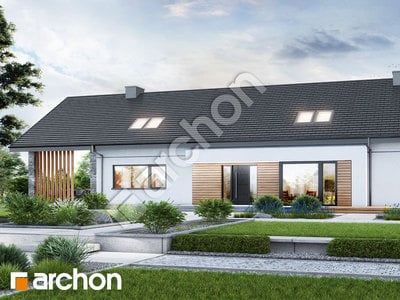 gotowy projekt Dom w gerberach 2 (E)