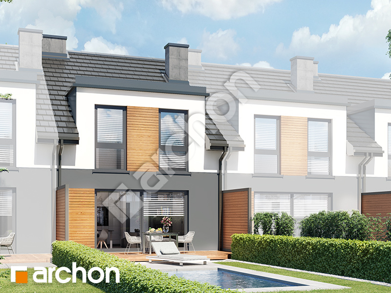 gotowy projekt Dom w riveach 8 (GS) widok 2