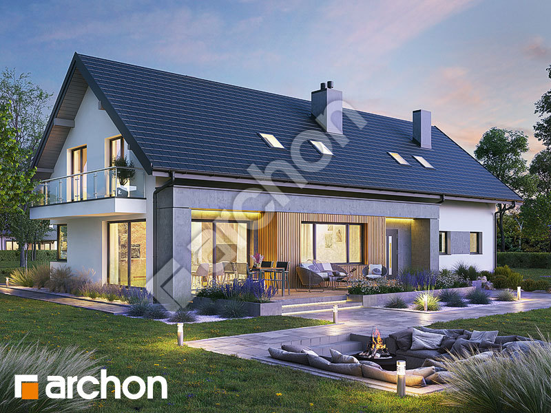 gotowy projekt Dom w aurorach 10 (G2) widok 1