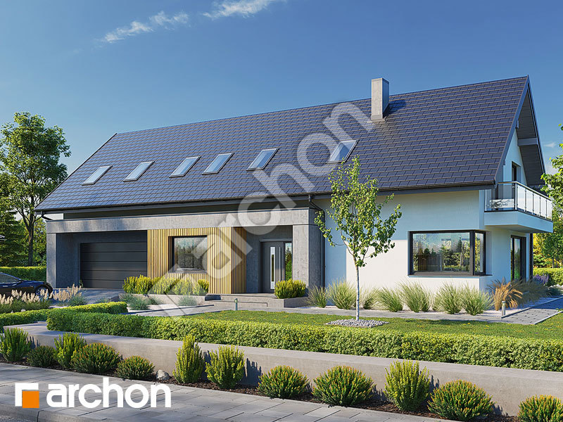 gotowy projekt Dom w aurorach 10 (G2) widok 2
