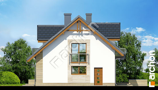 Elewacja boczna projekt dom w rododendronach 15 nt 422acca89b0df8f2995621c2ed91ab57  265
