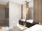 gotowy projekt Dom w renklodach 11 (G2) Wizualizacja łazienki (wizualizacja 3 widok 2)
