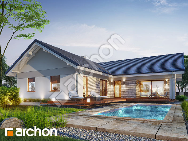 gotowy projekt Dom w lonicerach (G2) widok 2