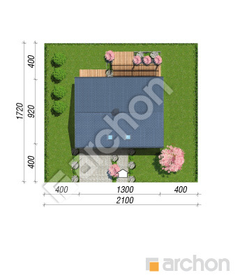 gotowy projekt Dom w złociszkach (G2E) OZE sytuacja