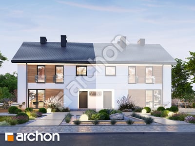 gotowy projekt Dom w czworolistach (R2B) 