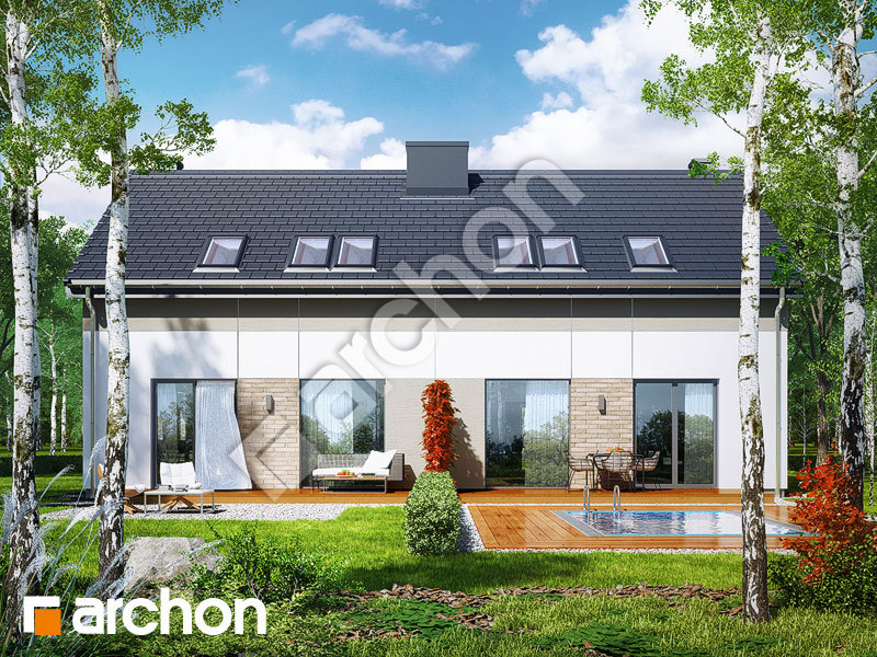 gotowy projekt Dom w arkadiach (R2T) widok 1