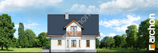 Elewacja boczna projekt dom w rododendronach 5 r2t 99818530298d3122842ba23fa0131a4d  265