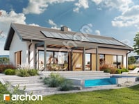 gotowy projekt Dom w rarytasach (AE) OZE widok 1