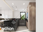 gotowy projekt Dom w klematisach 24 (R2) Wizualizacja kuchni 1 widok 2