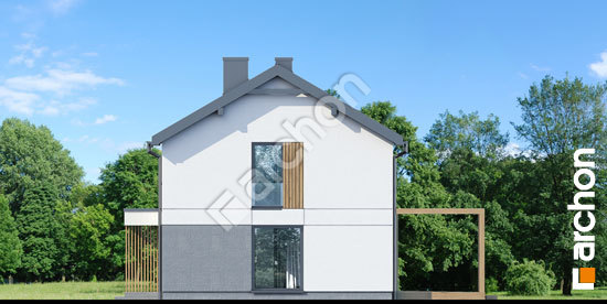 Elewacja boczna projekt dom w modrakach r2 debcdf0c256d8b053bae12b1613914bb  265