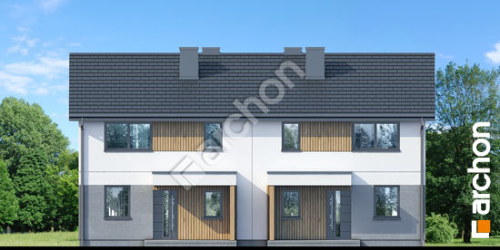 Elewacja frontowa projekt dom w modrakach r2 c534bebf2f977197b4dbd08a9a0937c2  264