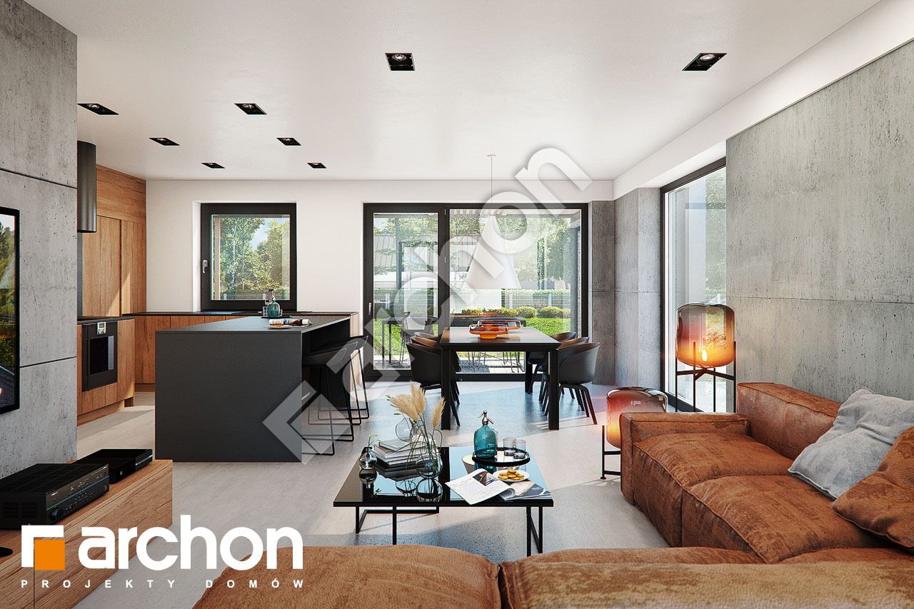 Projekt domu Dom w kosaćcach (NA) Realizacje ARCHON+