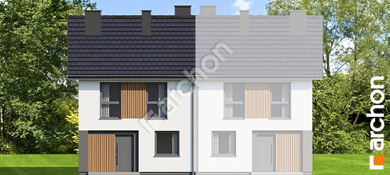 Elewacja frontowa projekt dom w klementynkach 3 b 267daee9bb8564755ccb063f53159b98  264