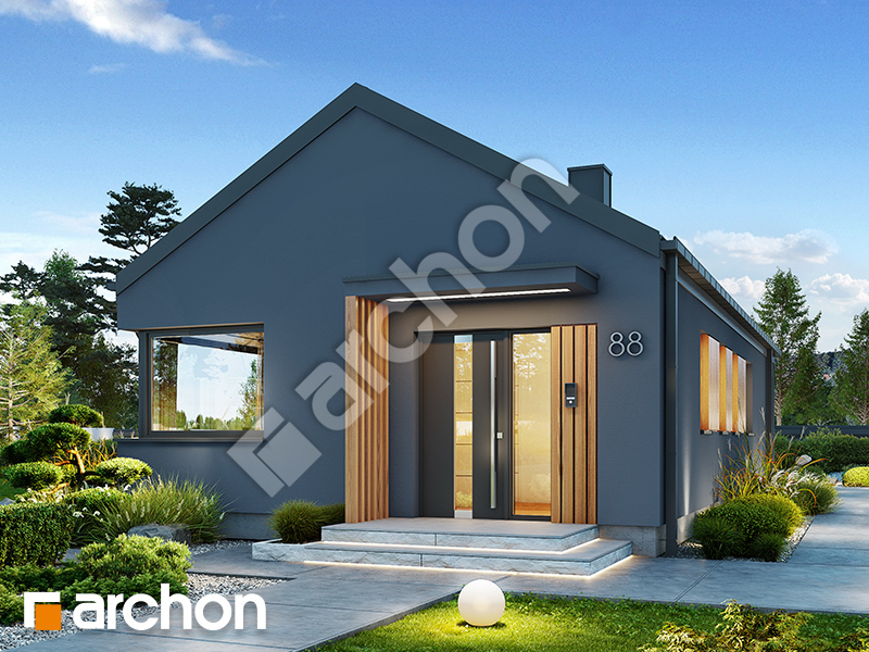 gotowy projekt Dom w supertuniach 2 (E) widok 2