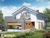 gotowy projekt Dom pod kawowcem widok 1