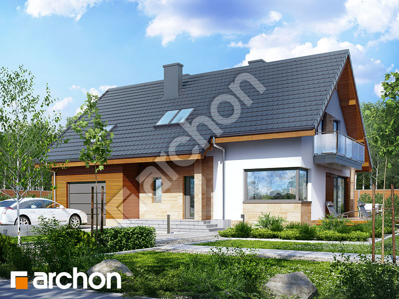 gotowy projekt Dom w idaredach 5 (T) widok 1