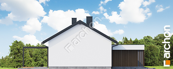 Elewacja boczna projekt dom pod krzewuszka 2 g2e e19dd1aaec289ddc9effc4d9cbb9d78e  266