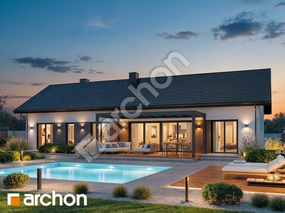 gotowy projekt Dom pod krzewuszką 2 (G2E) 