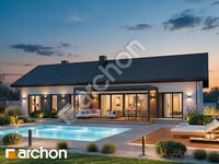 gotowy projekt Dom pod krzewuszką 2 (G2E) widok 1