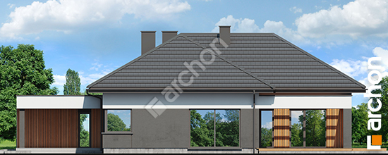 Elewacja boczna projekt dom w macierzankach 6 g2 45968a306d43ef76bc43c99aebe9d829  265
