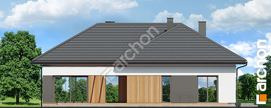 Elewacja ogrodowa projekt dom w macierzankach 6 g2 a893a7402984c8cab25678c09ae20122  267